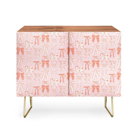KrissyMast Bows in pink and cream Credenza