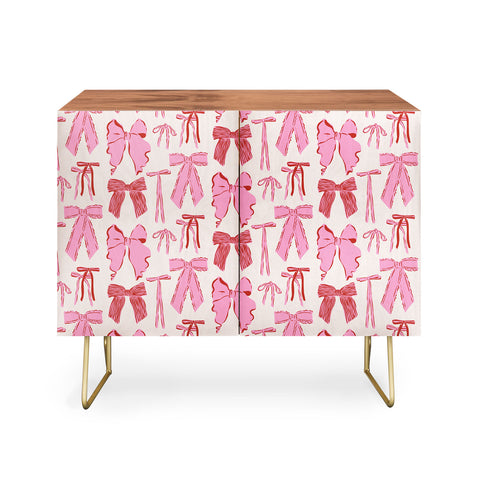 KrissyMast Bows in red and pink Credenza