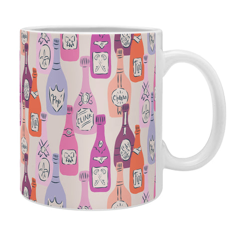 KrissyMast Champagne Bottles on Shelf Coffee Mug