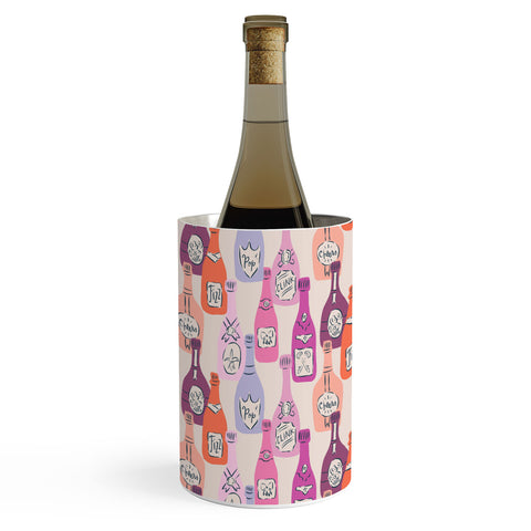 KrissyMast Champagne Bottles on Shelf Wine Chiller