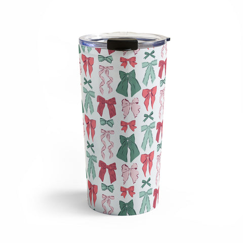 KrissyMast Christmas Bows I Travel Mug
