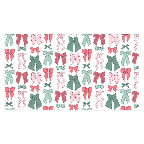 KrissyMast Christmas Bows I Tablecloth
