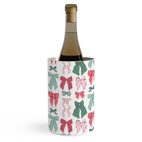 KrissyMast Christmas Bows I Wine Chiller