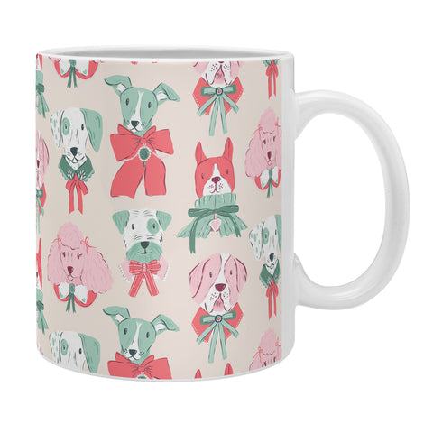 KrissyMast Christmas Dogs Portrait Coffee Mug