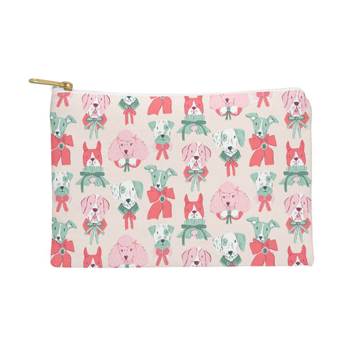 KrissyMast Christmas Dogs Portrait Pouch