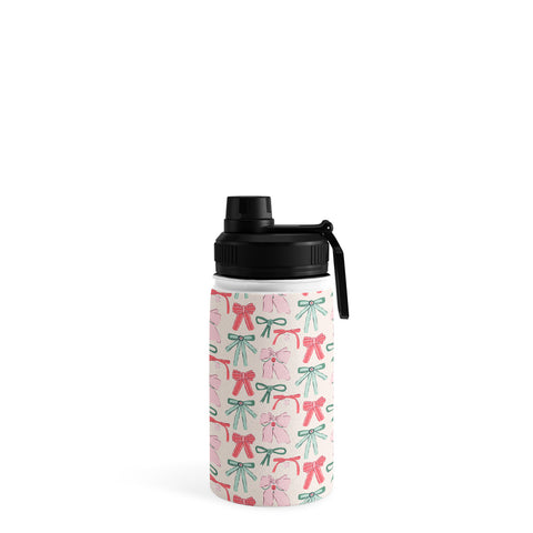 KrissyMast Fancy Christmas Ribbons and Bows Water Bottle