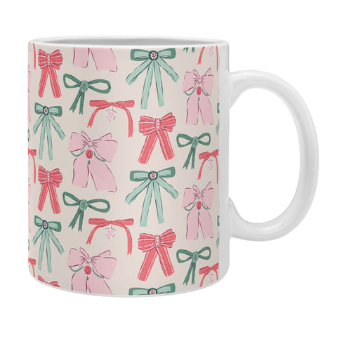 KrissyMast Fancy Christmas Ribbons and Bows Coffee Mug