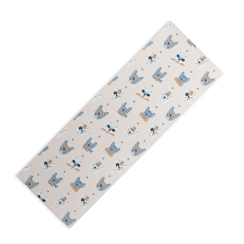 KrissyMast French Bulldogs with Pastries Yoga Mat