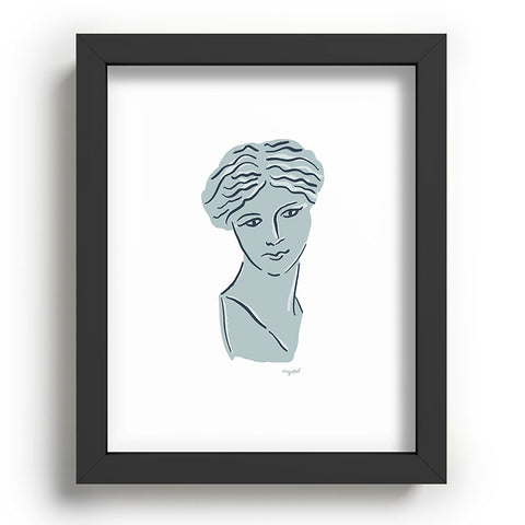 KrissyMast Goddess Aphrodite Greek Sculpture Recessed Framing Rectangle