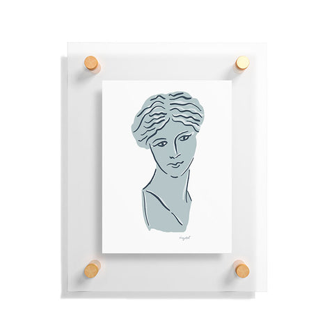 KrissyMast Goddess Aphrodite Greek Sculpture Floating Acrylic Print