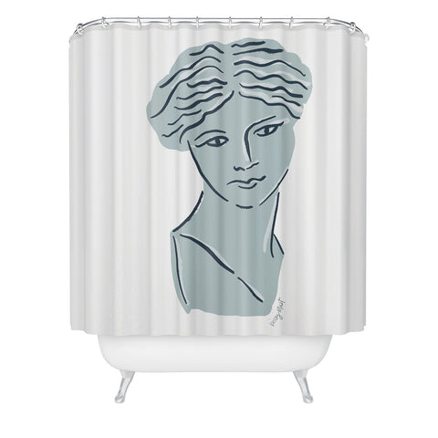 KrissyMast Goddess Aphrodite Greek Sculpture Shower Curtain