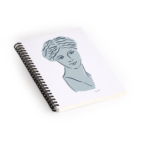 KrissyMast Goddess Aphrodite Greek Sculpture Spiral Notebook