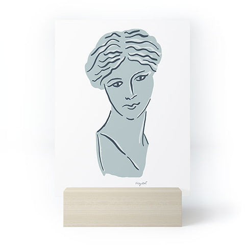 KrissyMast Goddess Aphrodite Greek Sculpture Mini Art Print