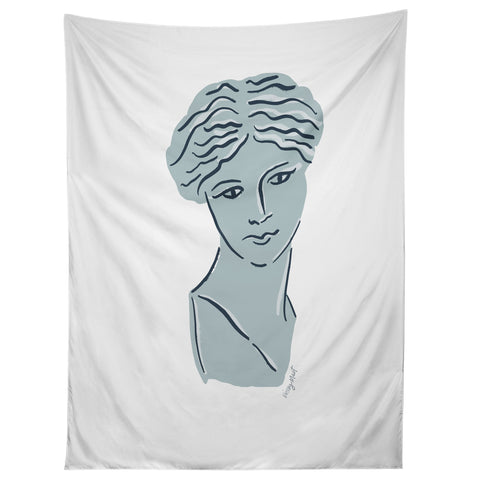 KrissyMast Goddess Aphrodite Greek Sculpture Tapestry