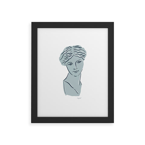 KrissyMast Goddess Aphrodite Greek Sculpture Framed Art Print