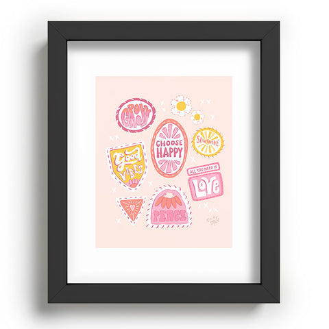 KrissyMast Groovy 70s Quote Patches Recessed Framing Rectangle