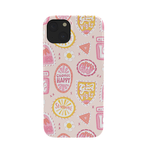 KrissyMast Groovy 70s Quote Patches Phone Case