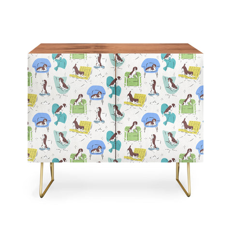 KrissyMast Midcentury Modern Chairs Credenza