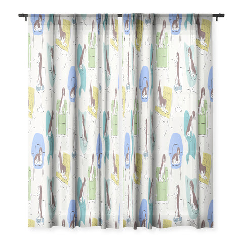 KrissyMast Midcentury Modern Chairs Sheer Non Repeat