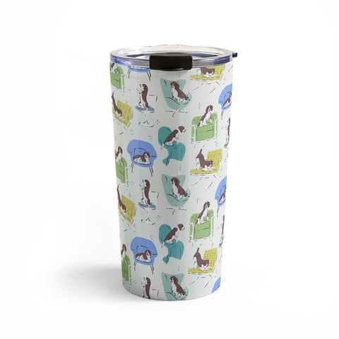 KrissyMast Midcentury Modern Chairs Travel Mug