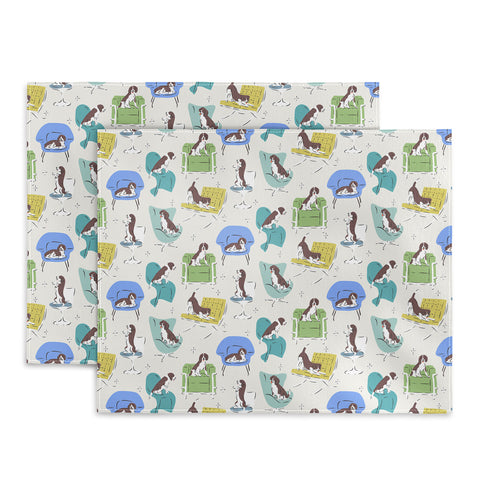 KrissyMast Midcentury Modern Chairs Placemat