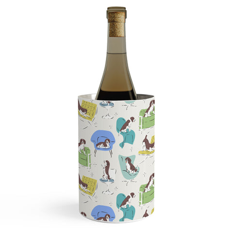 KrissyMast Midcentury Modern Chairs Wine Chiller