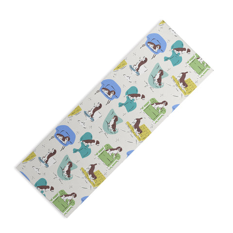 KrissyMast Midcentury Modern Chairs Yoga Mat