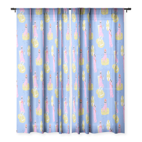 KrissyMast Pink Summer Cat Sheer Non Repeat