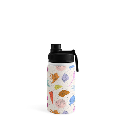 KrissyMast Rainbow Seashells Water Bottle