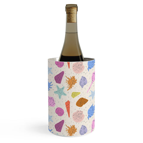 KrissyMast Rainbow Seashells Wine Chiller