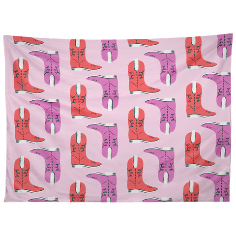 KrissyMast Western Cowboy Boots Tapestry