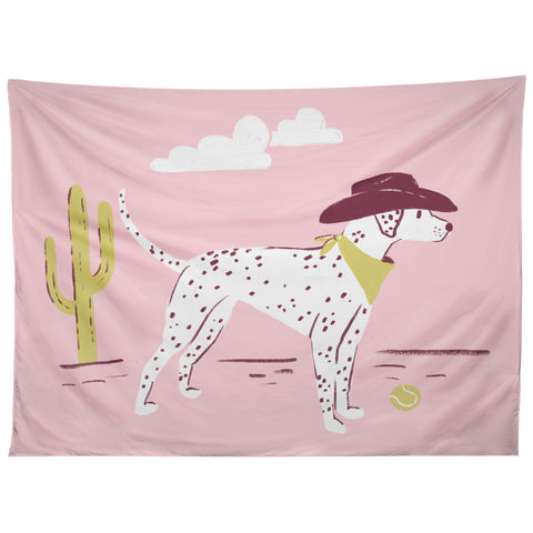 KrissyMast Wild West Dalmatian in Cowboy Tapestry