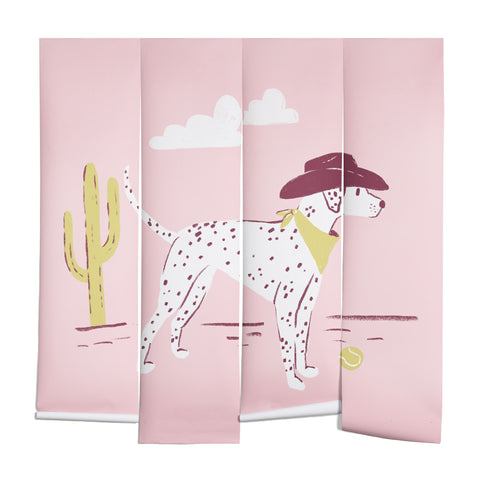 KrissyMast Wild West Dalmatian in Cowboy Wall Mural