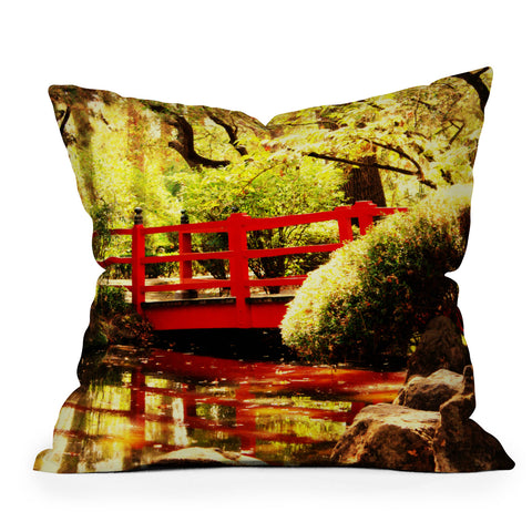 Krista Glavich Japanese Garden Outdoor Throw Pillow