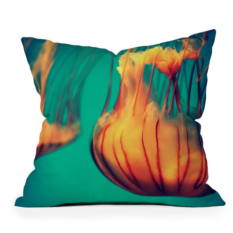 Krista Glavich Jellyfish 12 Outdoor Throw Pillow