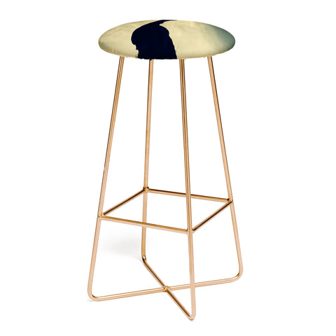 Krista Glavich Peacock Silhouette Bar Stool