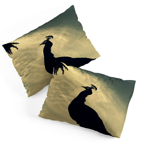 Krista Glavich Peacock Silhouette Pillow Shams