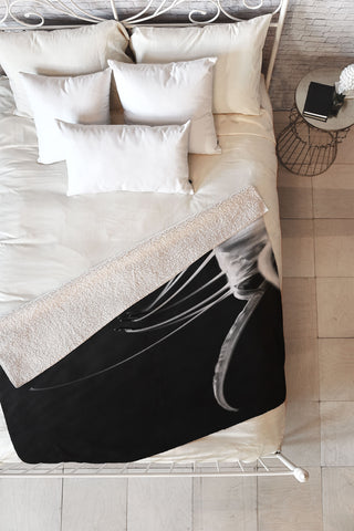 Krista Glavich Peruvian Daffodil Fleece Throw Blanket