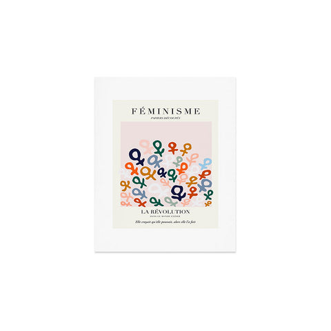 La Feministe LART DU FMINISME Feminist Art Art Print