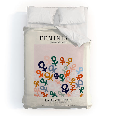 La Feministe LART DU FMINISME Feminist Art Duvet Cover