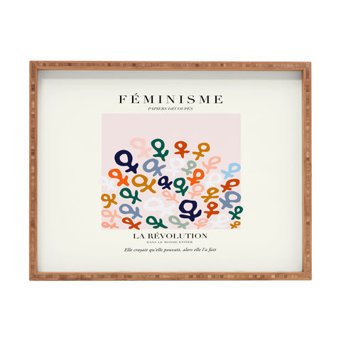 La Feministe LART DU FMINISME Feminist Art Rectangular Tray
