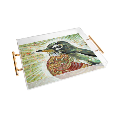 Land Of Lulu Hello Spring Acrylic Tray