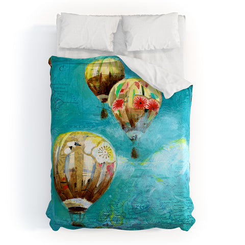Land Of Lulu Herd Of Balloons 2 Duvet Cover