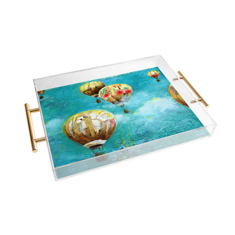 Land Of Lulu Herd Of Balloons 2 Acrylic Tray