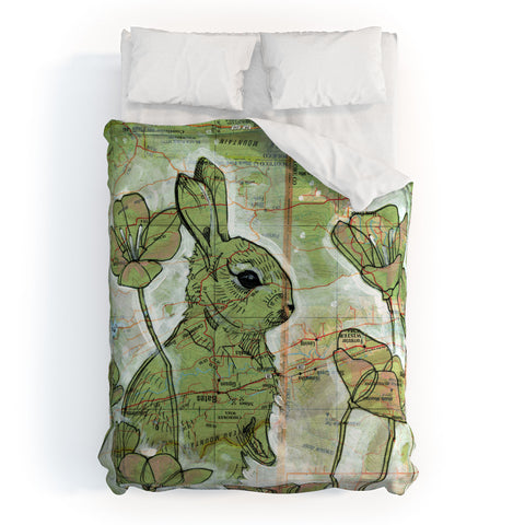 Land Of Lulu Signs Of Spring Duvet Cover