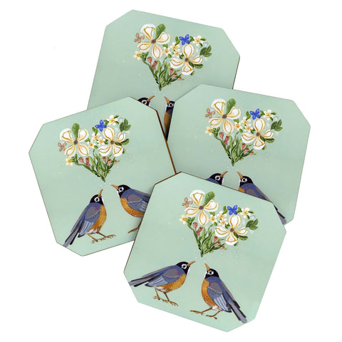 Land Of Lulu Spring Song Coaster Set