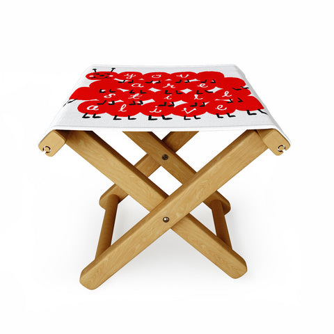 Landon Sheely Still Alive Caterpillar Folding Stool