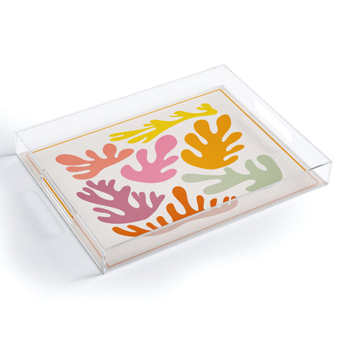 Lane and Lucia Candy Coral Acrylic Tray