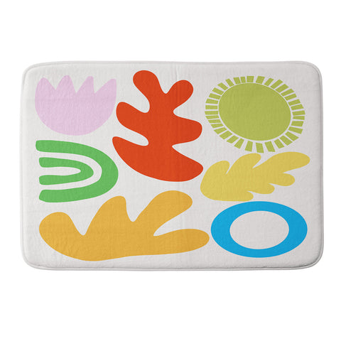 Lane and Lucia Collecting Happy Things no 2 Memory Foam Bath Mat