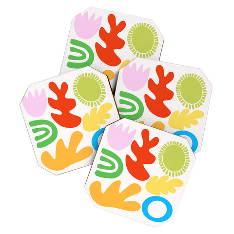 Lane and Lucia Collecting Happy Things no 2 Coaster Set